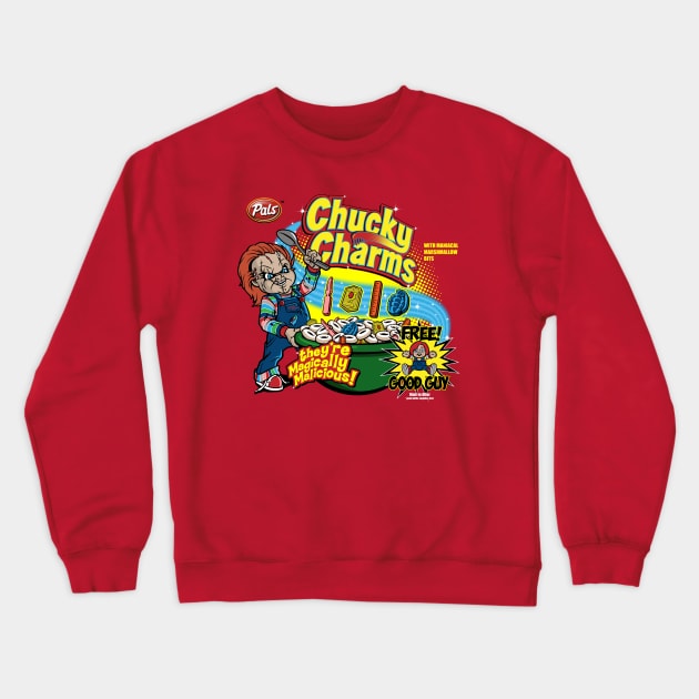 Chucky Charms Crewneck Sweatshirt by Mephias